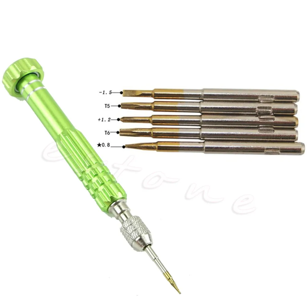 Комплект отверток 5 в 1 Pentalobe для ремонта iphone 6G 5/5S/5C 4/4S Samsung Nokia|screwdriver set case|screwdriver