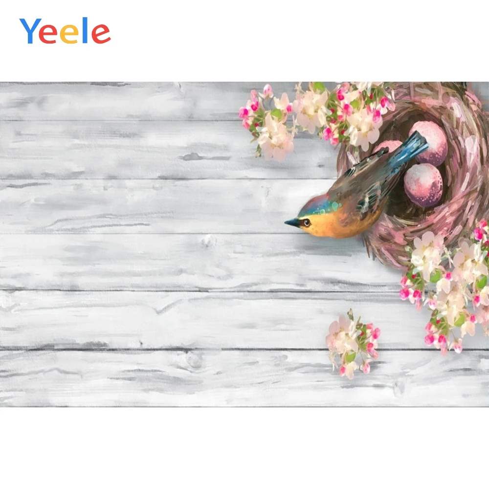 

Yeele Bird Nest Blurry Wooden Board Texture Planks Res Show Baby Photography Backgrounds Photographic Backdrops For Photo Studio