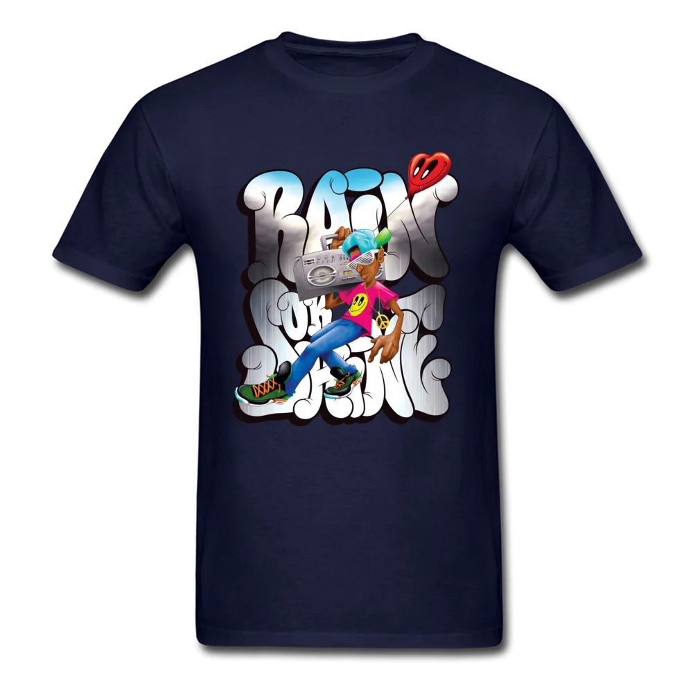 Rain Or Shine Tees 2018 New Round Collar Casual Short Sleeve Cotton Fabric Men T Shirts Casual Tee-Shirts Drop Shipping Rain Or Shine navy