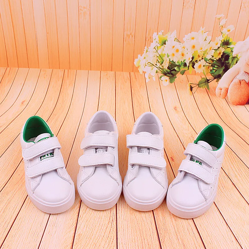 

fashion Shoe For Boys girls Casual kids sneakers children Leather Breathable Trainer all match sport shoe white walking sneaker