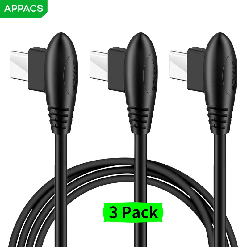 Кабель для быстрой зарядки APPACS 3 Упак. USB C кабель передачи данных Samsung S8 plus Xiaomi Huawei