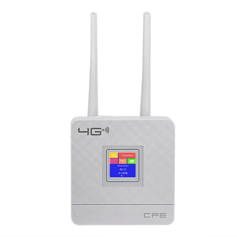 Беспроводной CPE 4G Wi-Fi роутера Портативный шлюз FDD TDD LTE WCDMA GSM глобальной разблокировки внешних антенн SIM карты WAN LAN Порты и разъёмы