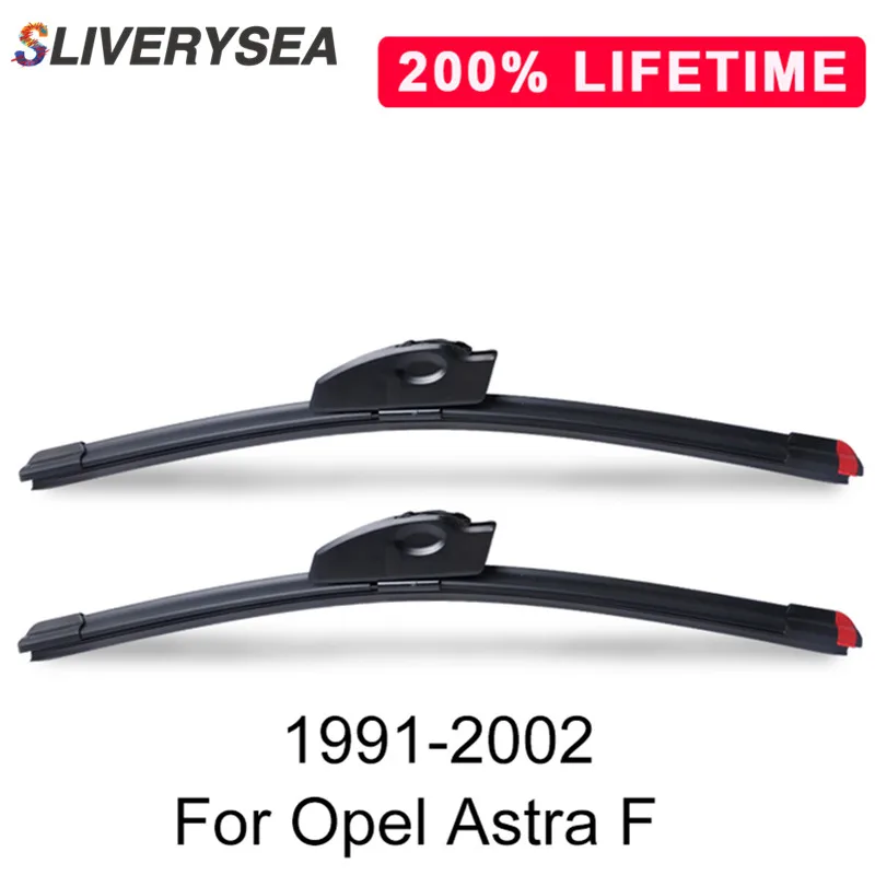 

SLIVERYSEA Replace Wiper Refill Windscreen Wiper Blades for Opel Astra F 1991-2002 Windshield Rubber Replacement Wiper