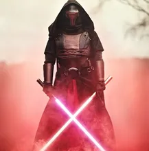NEW 2pcs/set 148cm The Force Awakens Kylo Ren LED lightsaber scalable Cosplay Darth Vader action figure toys doll