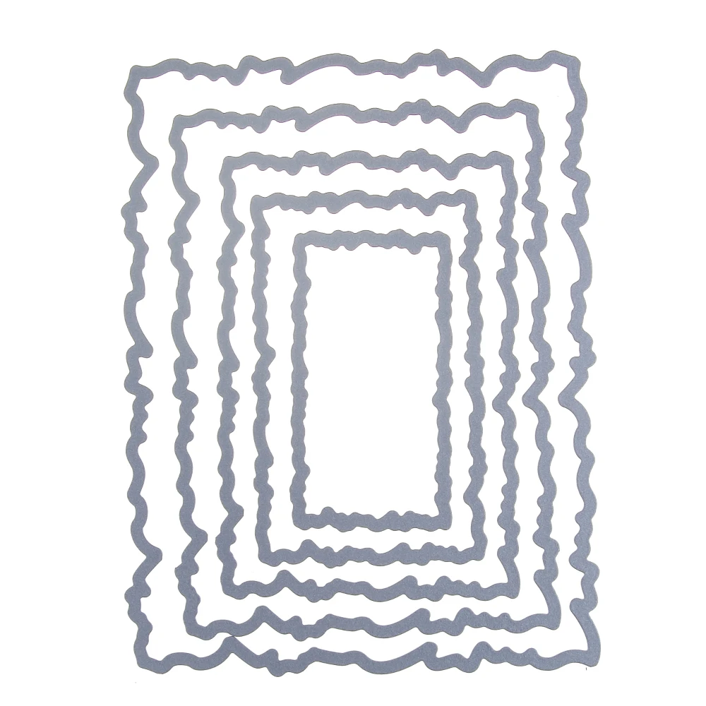 

Estel 125*95mm Frame Stitches Metal Steel Cutting Dies Stencil for DIY Scrapbooking Album Embossing Paper Card Decorative Craft