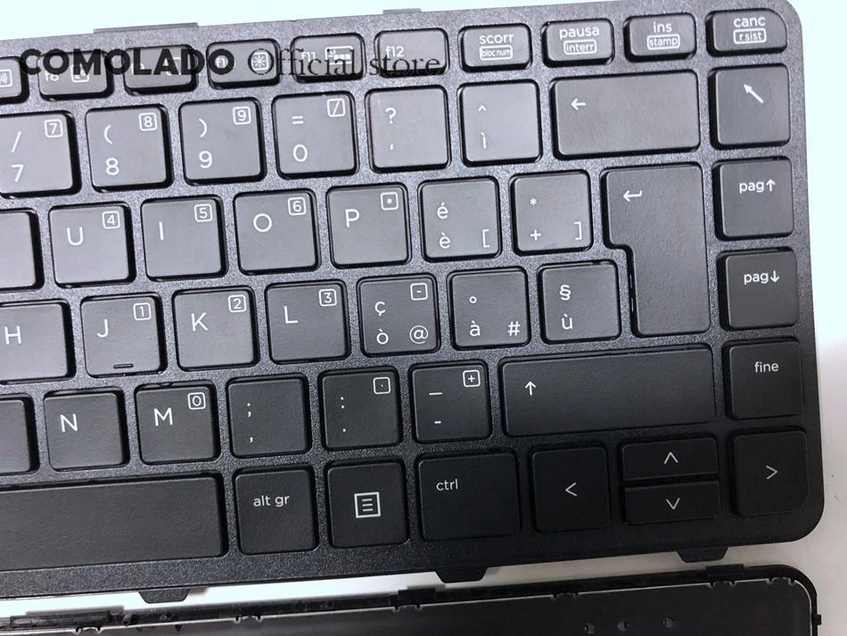 Итальянские изделия Клавиатура для ноутбука HP для ProBook 640 440 445 G1 G2 640 645 430 G2 черная клавиатура с подсветкой рамки ее раскладка клавиатуры