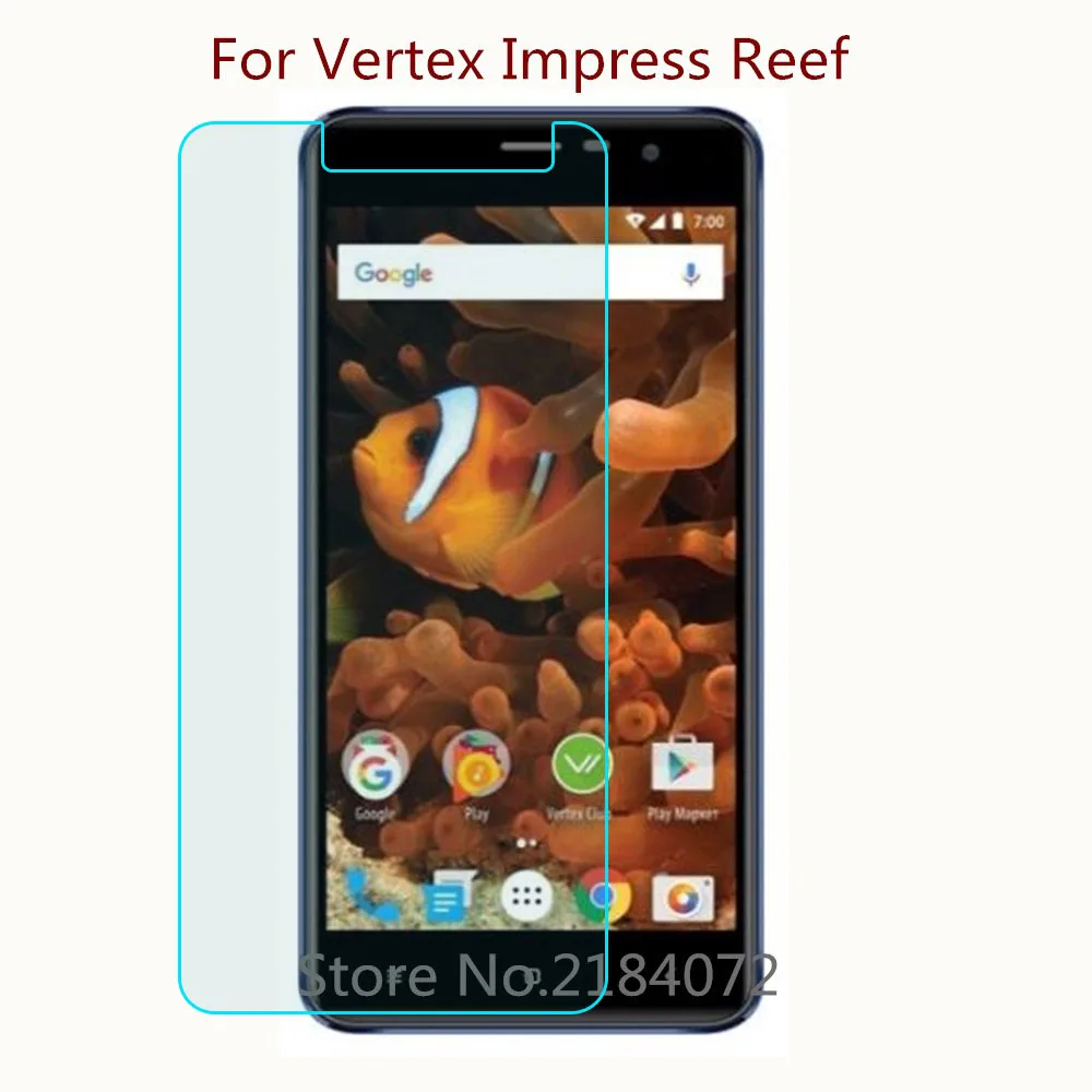 

9H 2.5D Screen Protector Glass For Vertex Impress Reef Tempered Glass SmartPhone Front Film Protective Screen
