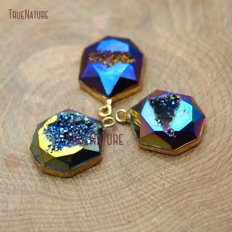 20171213-PM8861- Hexagon Charm Agate Druzy Geode Charm_4