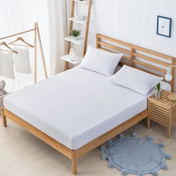 

Waterproof Mattress Cover /Mattress Protector Cover For Bed Wetting And Bed Bug Breathable Bed Sheet with an elastic band