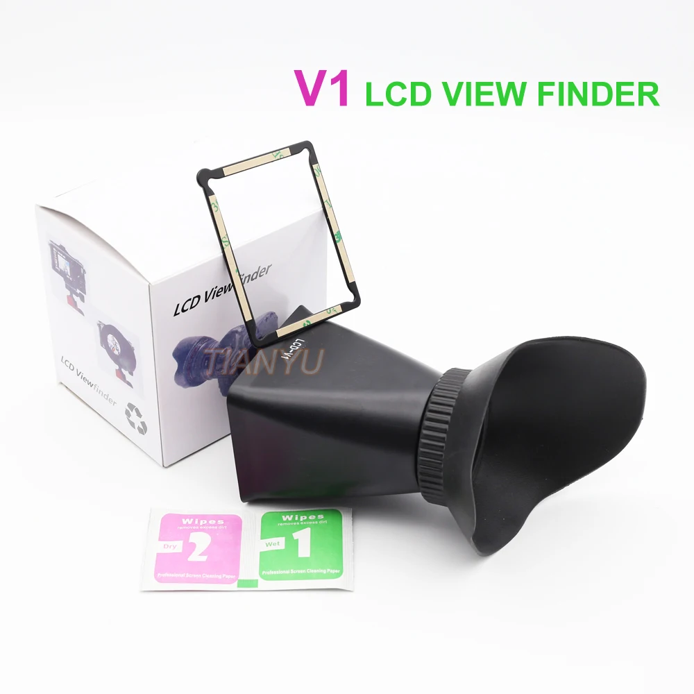 

Photo Studio Accessories 2.8 X 3.0inch LCD Viewfinder Extender V1 for Canon 5DII 7D 500D Nikon D700 D800 DSLR Camera