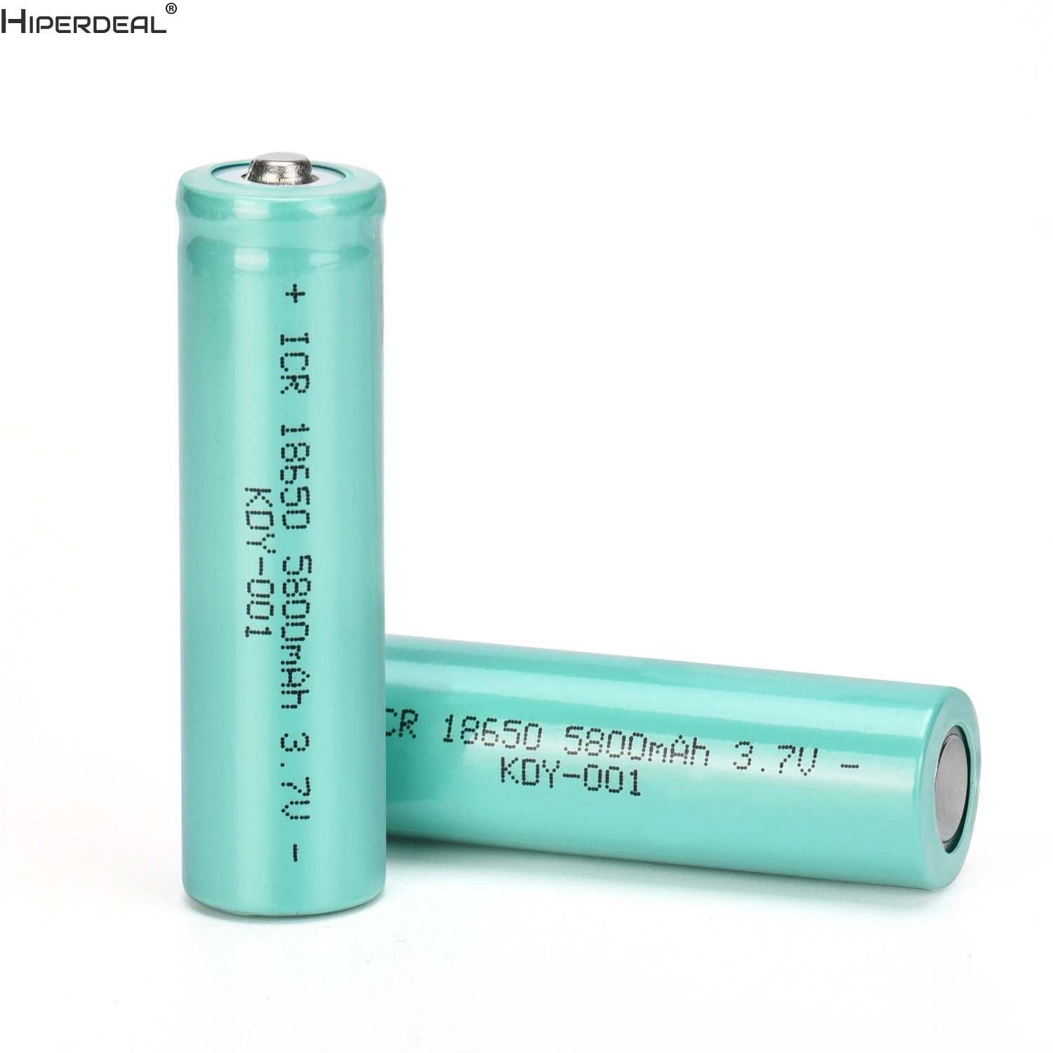 2PCS 3.7V 5800mAH Li ion Rechargeable 18650 Battery For Flashlight