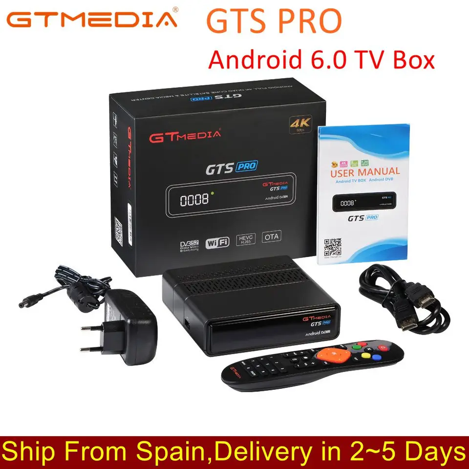 Iptv Gtmedia Gts Pro Android 6 0 Tv Box Dvb S S2 Smart Iptv Gtmedia Gts Pro Android 6 0 Tv