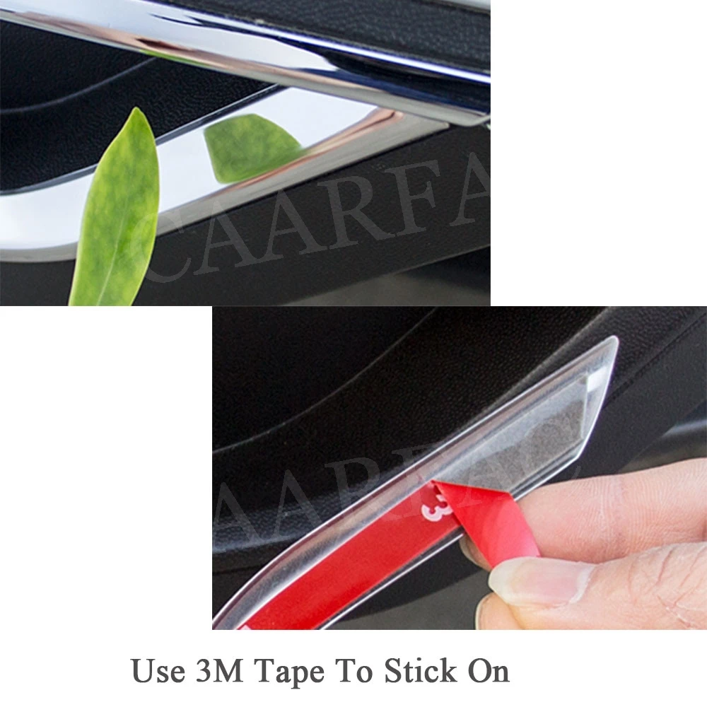 MK7.5 Rear Lip Aprons Bright Strip Air outlet Light Exhaust Strip Cover Trim For VW Golf 7 VII 7.5 MK7.5-2PCS/Set
