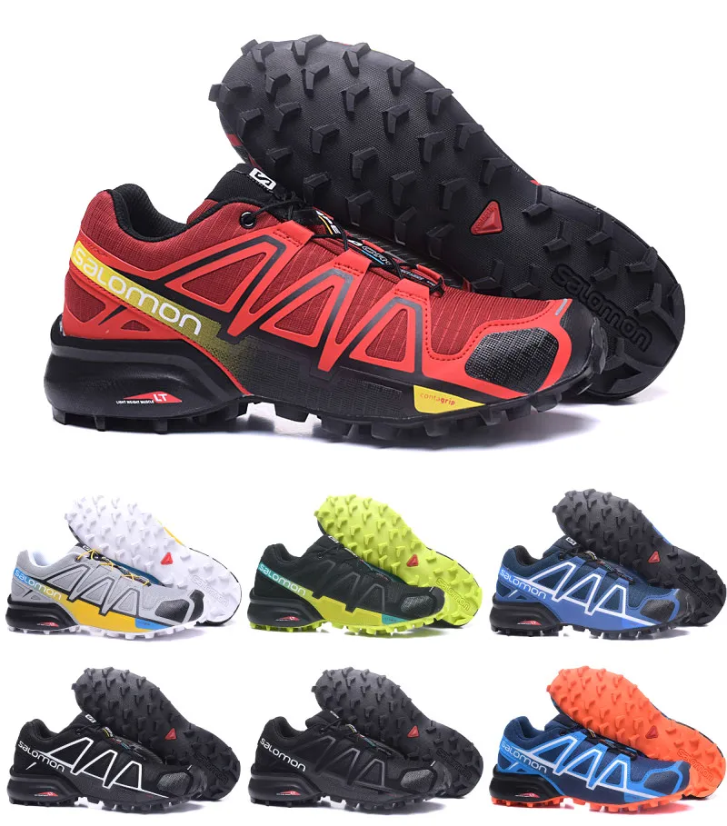 

2018 High Quality Salomon Speed Cross 4 CS Free Run Jogging Outdoor Men Running Shoes Brand Sneakers For Male Shoes EUR 40-47