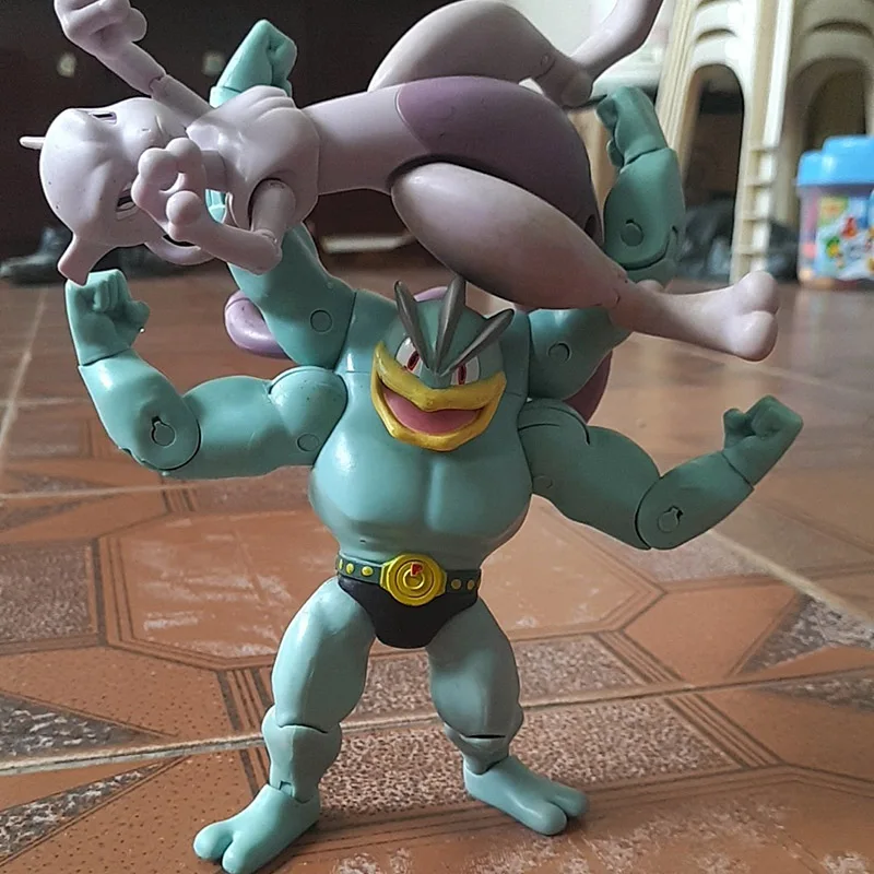 TAKARA TOMY Покемон Аниме Machamp Mackogneur фигурка игрушки TAKARA TOMY Покемон Фигурки Коллекция подарки игрушки для детей