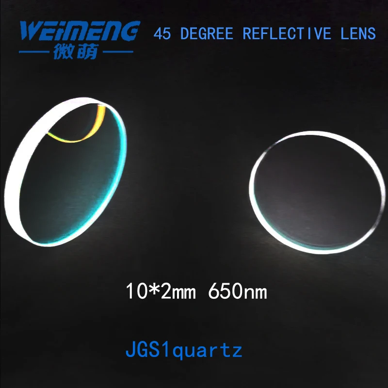 Weimeng 45 градусов лазерный отражающие стекла 532nm HR 12,7/30/40/45/50 мм Плано& круговая лазерная резка сварочная гравировальный станок