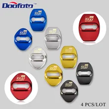 Doofoto автомобильные аксессуары Стайлинг Наклейка для Toyota GR Sport Corolla C-HR C HR Avensis Yaris авто защита для дверного замка крышки CHR