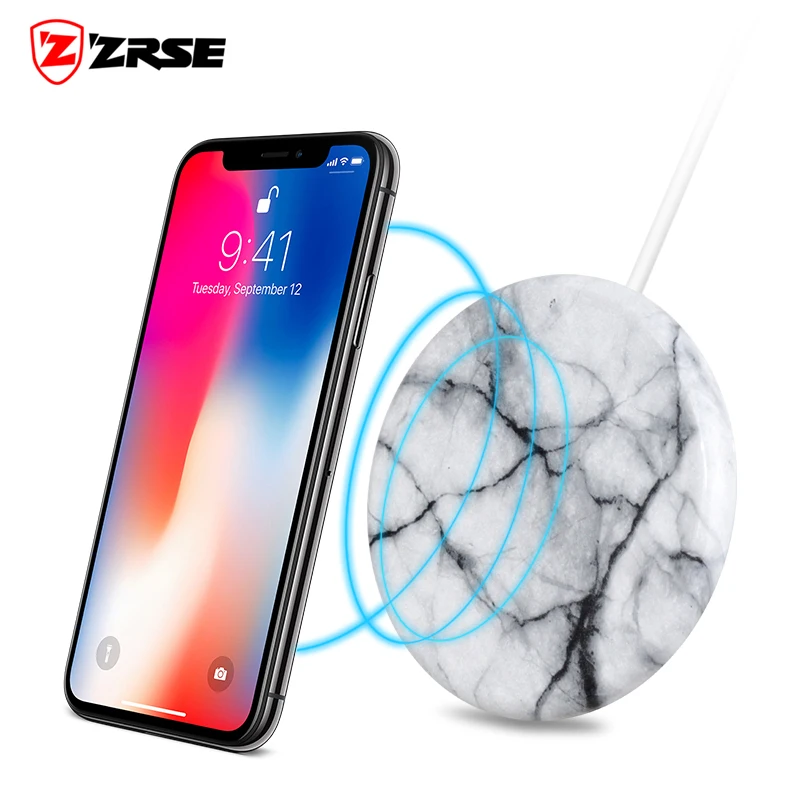 

ZRSE Wireless Charger for iPhone X 8 Plus 10W Qi Fast Wireless Charging Pad Wireless Charger for Samsung Galaxy S8 S7 Edge Note8