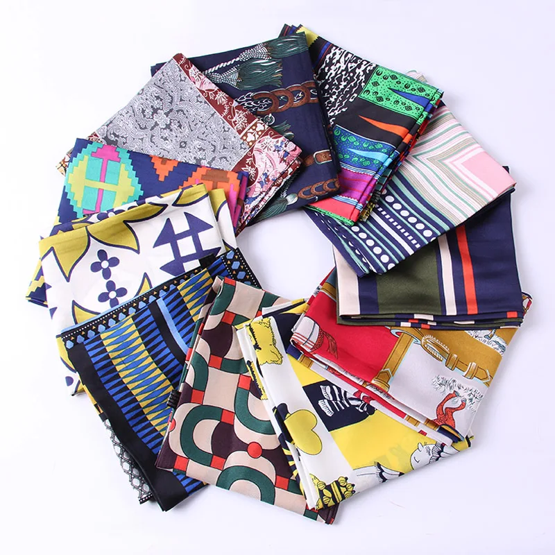 Women Silk Scarf Head Scarves Female Foulard Satin Hijab Handle Bags Scarfs Small Ribbon Hair Band Headband Scarves & Wraps A99 Women Silk Scarf Head Scarves Female Foulard Satin Hijab Handle Bags Scarfs Small Ribbon Hair Band Headband Scarves & Wraps A99