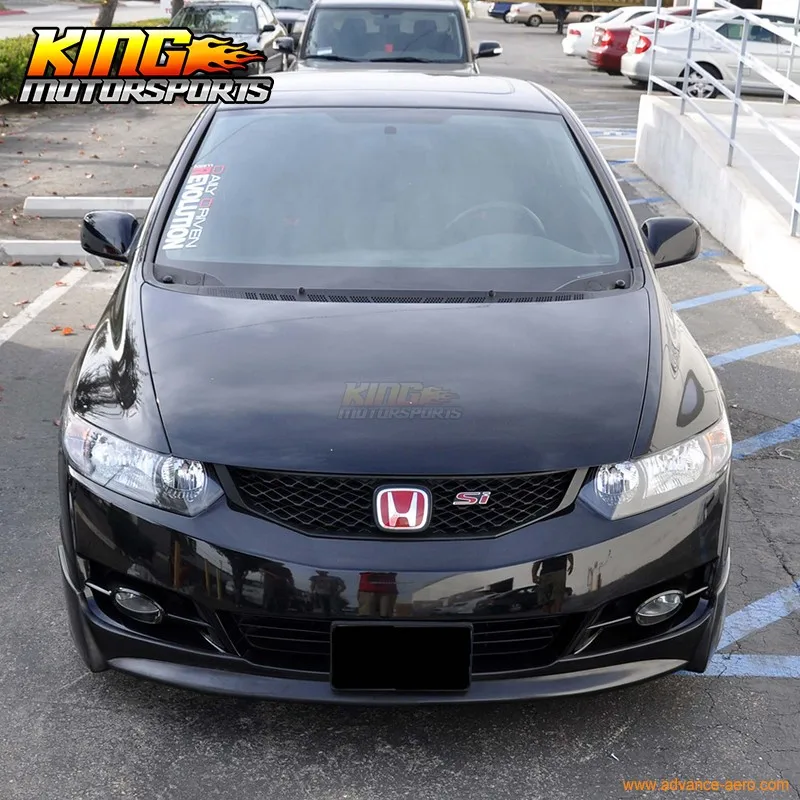 Для 2009 2010 2011 Honda Civic 2Dr купе P1 Стиль передний бампер спойлер тюнинг-пакет