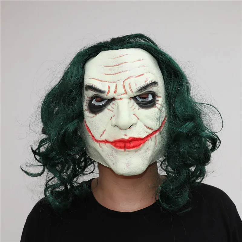 New Movie Batman Joker Mask Cosplay Costumes Props Terror Party Knight of Darkness Latex Masks Perfect Reduction Halloween Gift