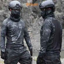 Летнее Сетчатое платье с О-образным вырезом Футболка Kryptek футболка быстросохнущая Тифон Mardrake Highlander Nomad Mountain