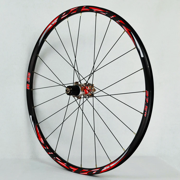 Excellent PASAK Mountain bike 27.5inch wheel 24Holes draw front 2 rear 4 bearing 26inch bicycle wheels 9