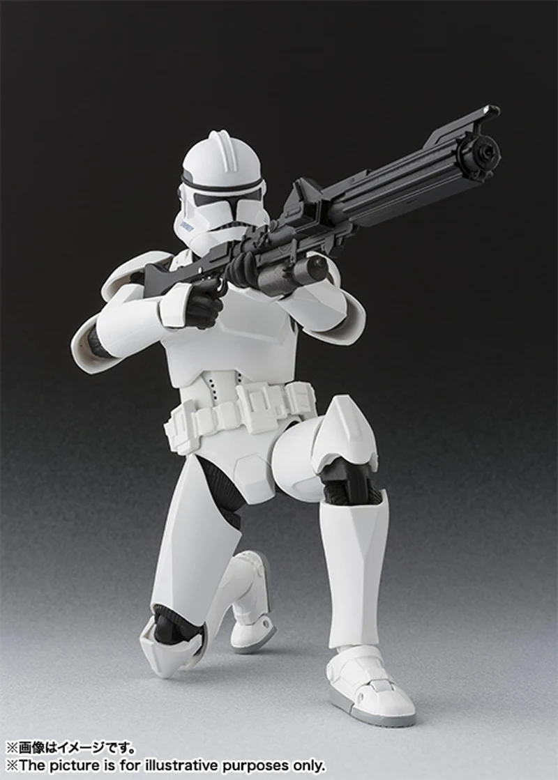 Movie SHFiguarts Star Wars Clone Storm Trooper Phase I II PVC Action Figure Toy Collection Model Gift (4)