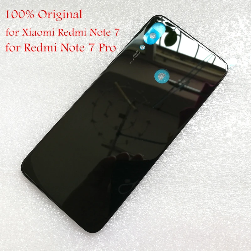 6," для Xiaomi Redmi Note 7 Pro, задняя крышка, стекло, задняя крышка, корпус, дверь для Xiaomi Redmi Note7, запасные части+ клей 3M