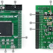 XILINX FPGA Базовая плата развития Xilinx Spartan-3E XC3S250E оценочная плата+ XCF02S поддержка вспышки JTAG = Core3S250E