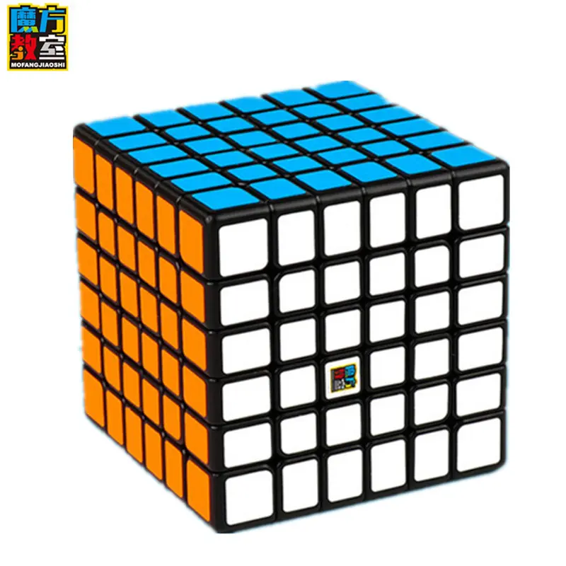 Кубик рубика Новое поступление MoYu Cubing классе 6 Слои MF6 6x6x6 Cube Черный/Stickerless MF головоломка куб игрушки для детей Magic Cube