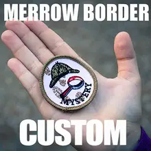 На заказ Вышивка Байкер Военный Патч Железный пришить Забавный дизайн аппликация Одежда нашивки значки для куртки