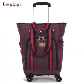 

NEW Oxford cloth Suitcase Bag,Cabin Rolling Luggage ,Universal wheel Travel Case ,Large capacity trip Trolley , 50*35*20 cm Box