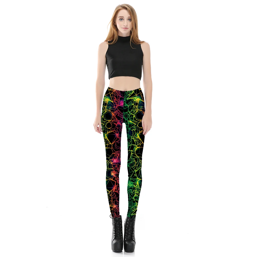 Online Get Cheap Colored Jeggings -Aliexpress.com Alibaba Group Nandi Poems Leggings 2017 Plus size Fashion Summer Women Leggings Colorful geometric Digital printing Fitness Jeggings - Online Get Cheap Colored Jeggings -Aliexpress.com Alibaba Group