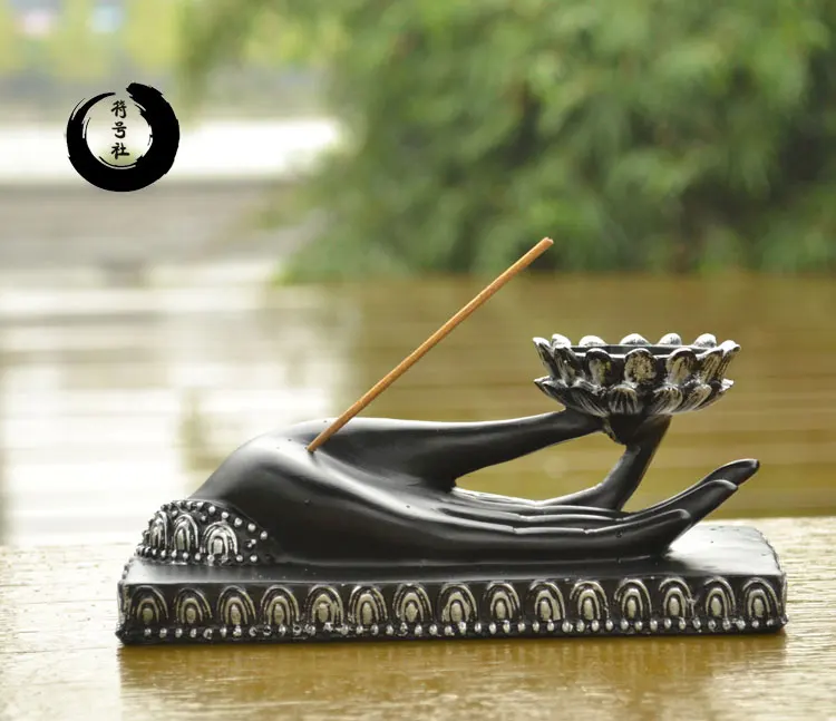 

Creative Fragrance Candle Holder Ornaments Incense Burner Joss Stick Southeast Bergamot Candlestick Home Decoration Accessaries