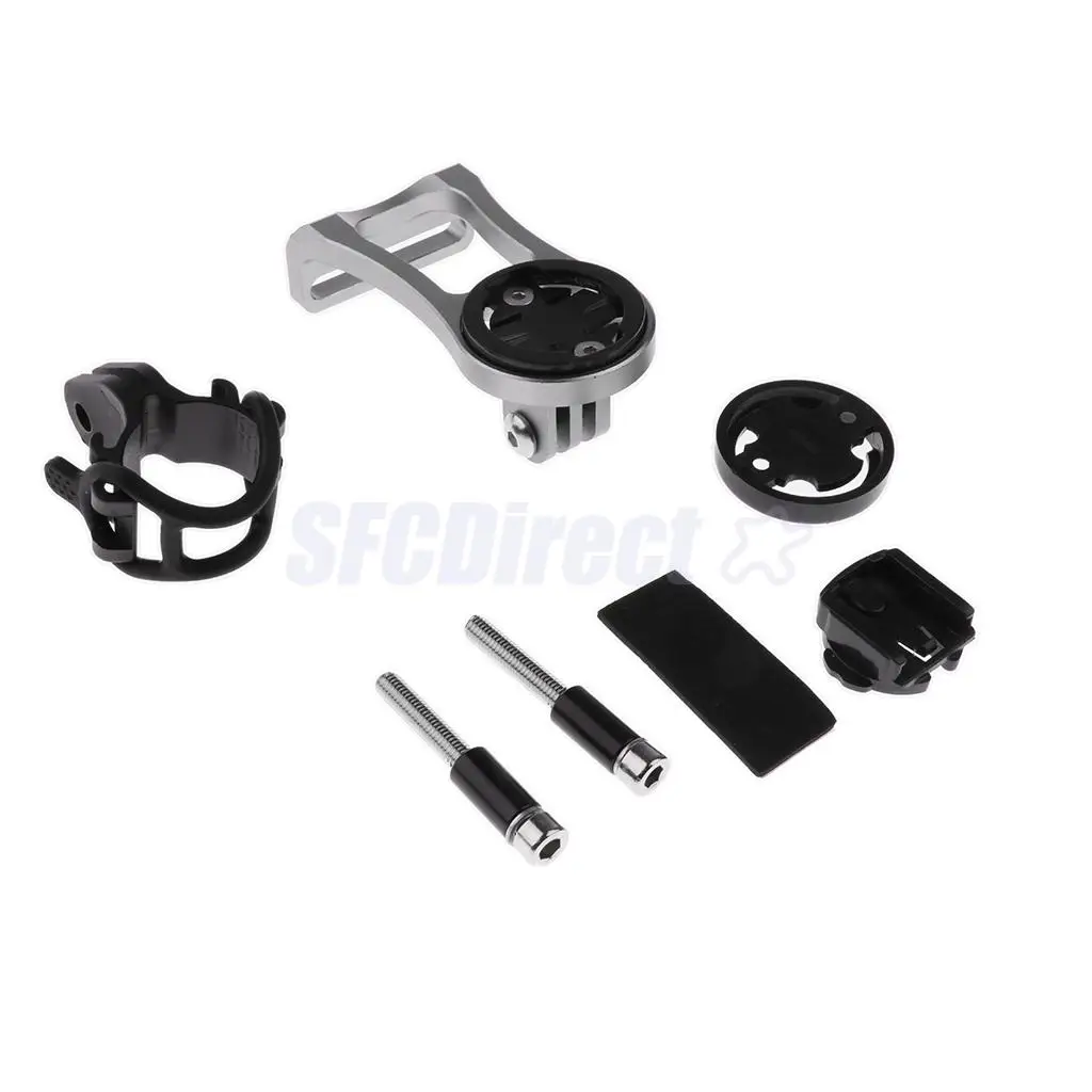 	 1 Set Aluminium alloy Cycling Bike Computer Mount Handlebar Computer GPS Extension Mount for Garmin Edge/Cateye/Bryton	