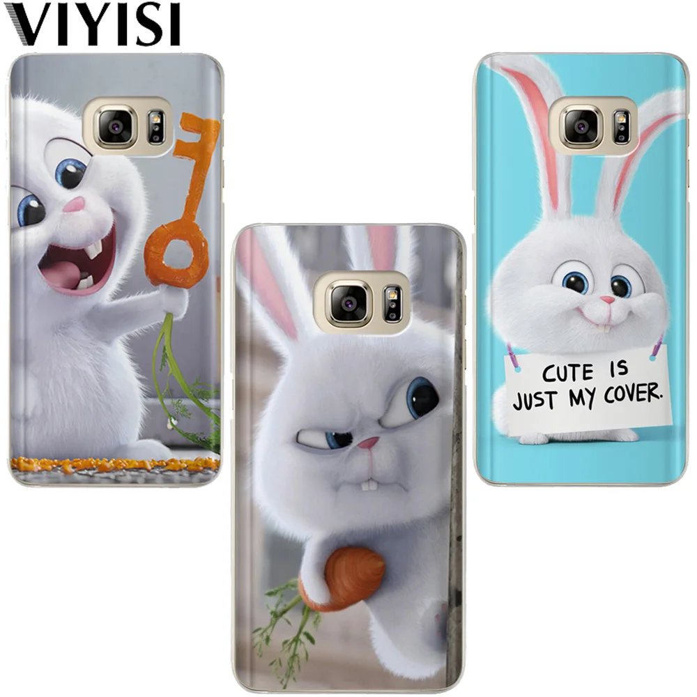 

VIYISI Phone case For Samsung Galaxy S8 S9 Plus Case Cover J7 J5 J3 A5 A3 2015 2016 2017 S6 S7Edge Rabbit Animal Dog Coque Shell