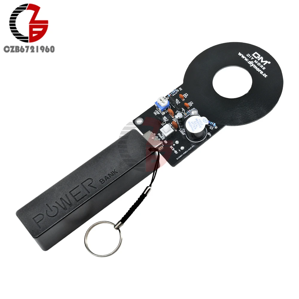 Металлический детектор + 18650 USB чехол с внешним аккумулятором наборы сделай сам