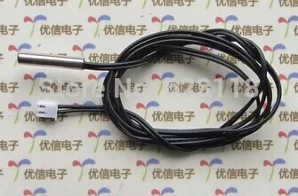 Free Shipping 5pcs lot Waterproof NTC 10K temperature sensor probe 40 120C 1m length 5 30MM