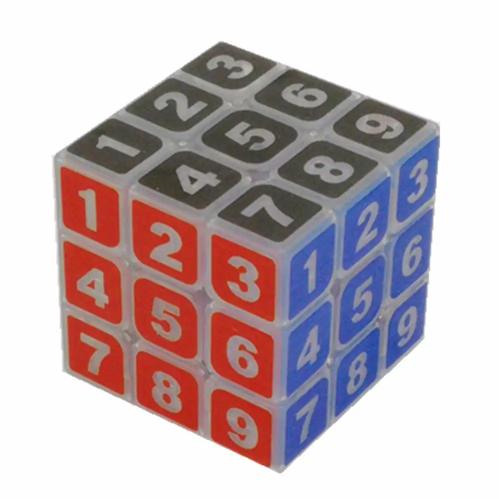 Cuberspeed Sudoku 3x3 Magic Cube Transparent 3x3x3 Speed Cube Clear Body With Numbers Sudoku Magic Cubes Aliexpress