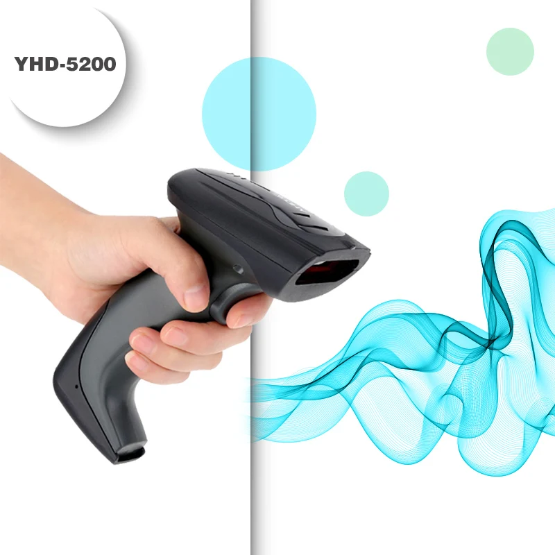 

New 2.4G Wireless 2D QR Barcode Scanner Bar Code Scanner Reader 2D Code Scanner Wireless Barcode Scanner for Supermarket Library