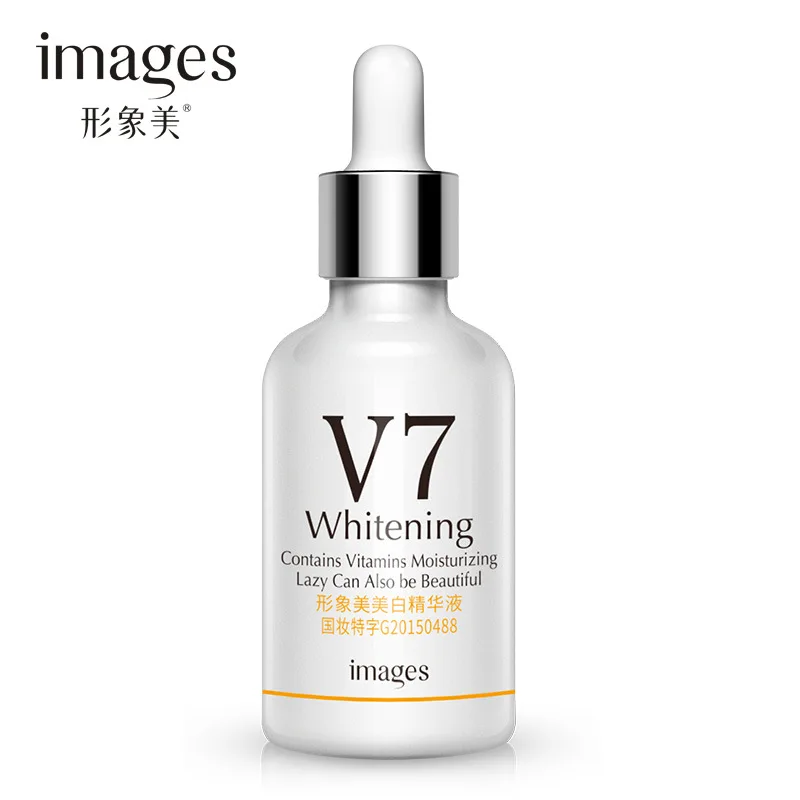 Images V7 отбеливающая эссенция гиалуроновой кислоты сыворотка содержит витамины увлажняющие против морщин увлажняющие уход за кожей лица