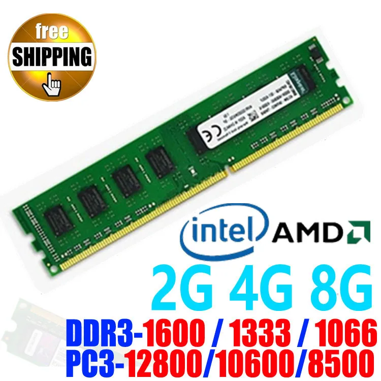 Lifetime Warranty Ddr3 1600 Pc3 Pc3 2gb 4gb 8gb Desktop Pc Dimm Memory Ram Compatible With Ddr 3 1333 1066 Mhz In Memory From Computer Office