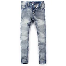 Fashion Classical Men Jeans Vintage Designer Blue Color Straight Fit Denim Pants Simple Cotton Jeans homme Ripped Jeans For Men Fashion Classical Men Jeans Vintage Designer Blue Color Straight Fit Denim Pants Simple Cotton Jeans homme Ripped Jeans For Men