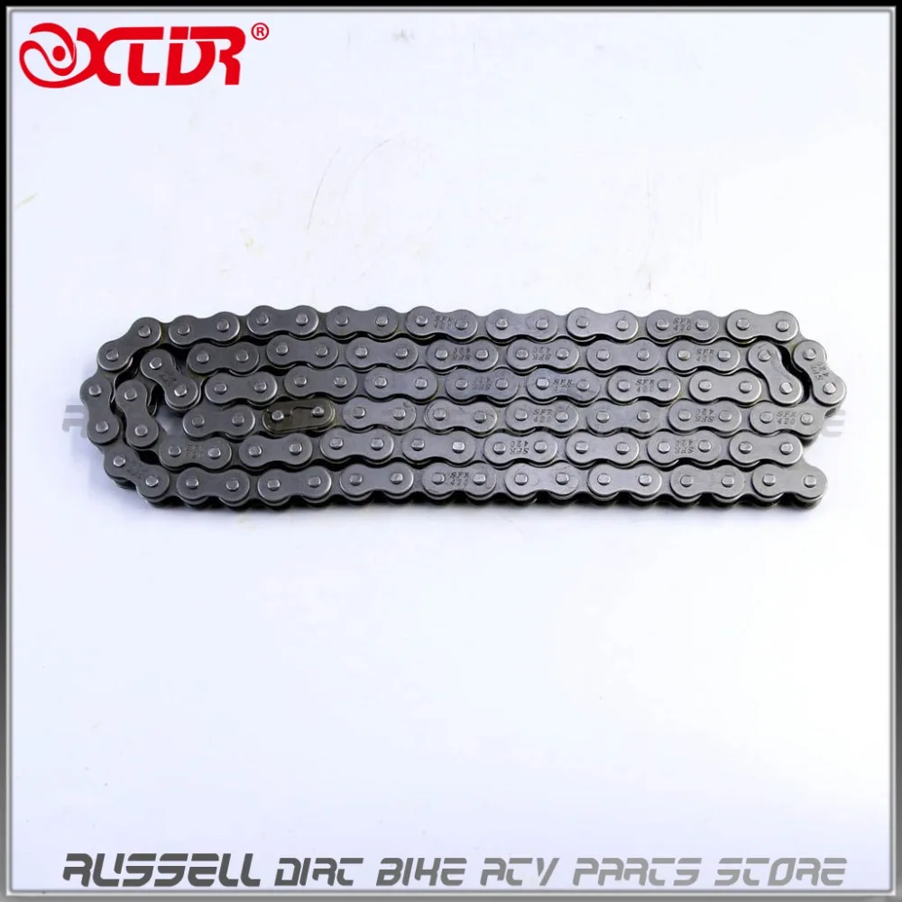 Universal 420 108 Links Drive Chain For 50cc 90cc 110cc 125cc Atv Quad Dirt Bike Pit Pro Buggy