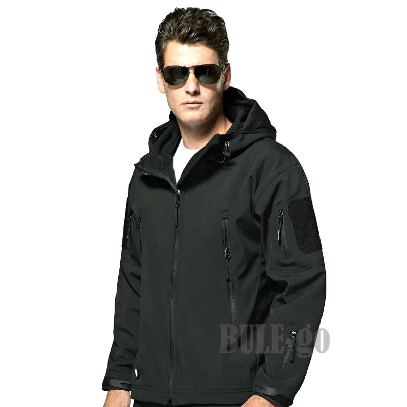 Акулья кожа Softshell V4.0 Военная тактическая куртка мужская водонепроницаемая