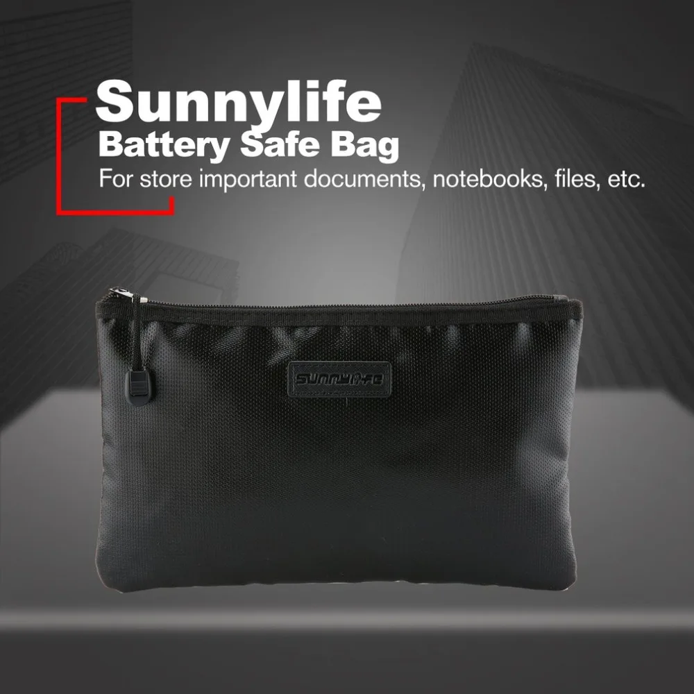 Sunnylife аккумуляторная батарея безопасная сумка Взрывозащищенная папка безопасность огнестойкая водостойкая сумка для хранения для