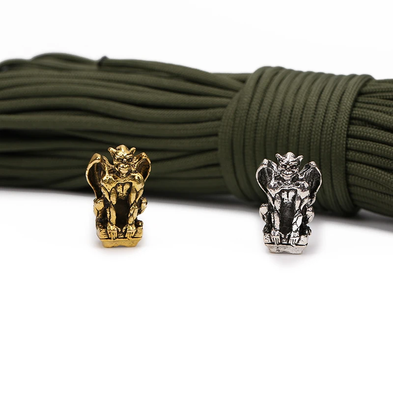 Paracord الخرز معدن سحر الجمجمة ل Paracord سوار إكسسوارات بقاء ، DIY قلادة مشبك ل سكين اسهم جديد Paracord الخرز معدن سحر الجمجمة ل Paracord سوار إكسسوارات بقاء ، DIY قلادة مشبك ل سكين اسهم جديد