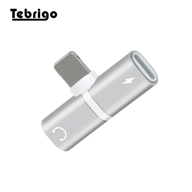 

Charging Audio Adapter For iPhoneX 7 8Plus Charging Audio 2 in 1 Adapter Converter for Lightning Adapter Charger Splitter