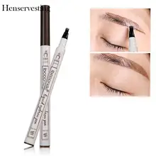 Ультра-тонкий водонепроницаемый 1 Три гребень четыре гребень карандаш для бровей
